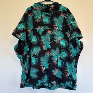 Kavu Hooded Fleece Poncho